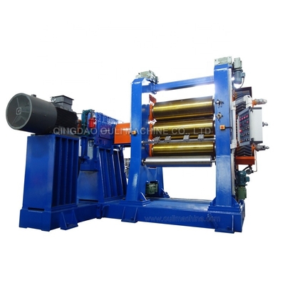 Automatic Rubber Sheet Process 2020 Rubber Calender Line , Rubber Sheet Making Calendering Machine