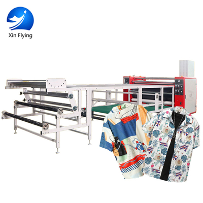 Heat Transfer Pictures Sublimation Transfer Fabric Textile T-shirt Sublimation Roll Calender Heat Press Machine