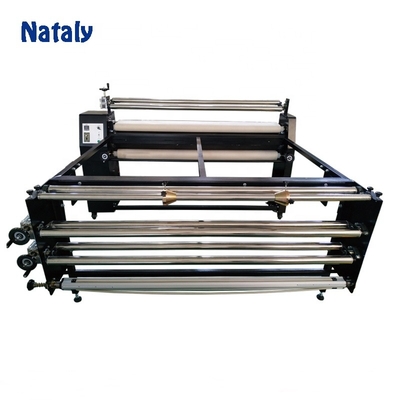 Garment Shops 1.2m Large Format Fabric Roller Sublimation Machine 220mm Diameter Roll To Roll Calender Press For Bed Sheet